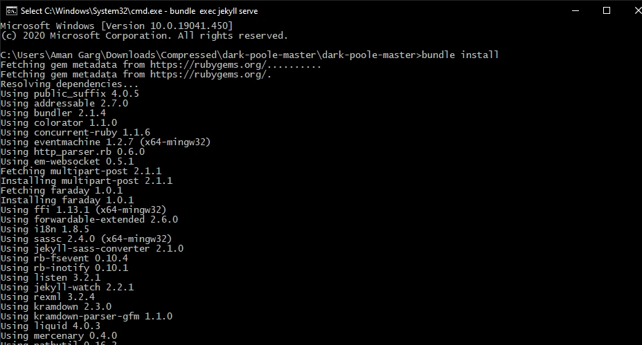 Commands Demo