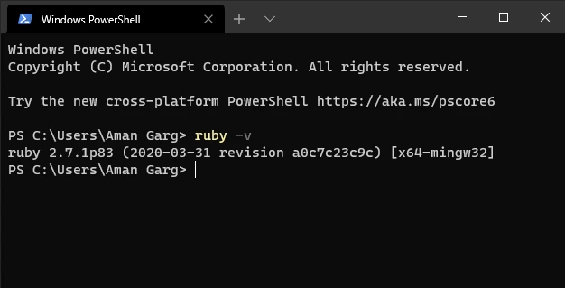 ruby test